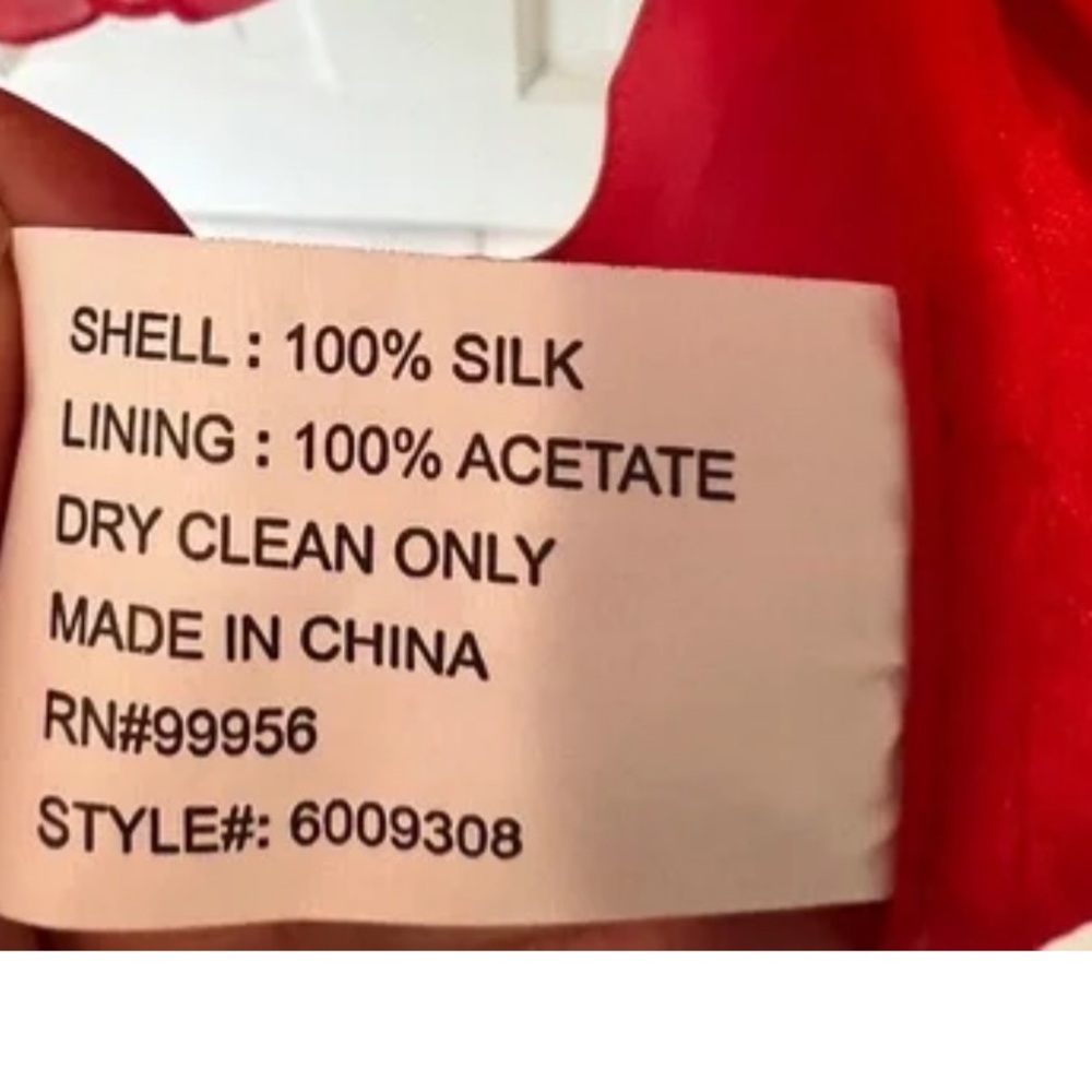 Shoshanna Silk Vibrant Red Mini Dress Size 2 - Picture 5 of 6